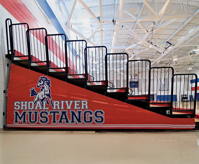 End Curtain Graphics for Bleachers