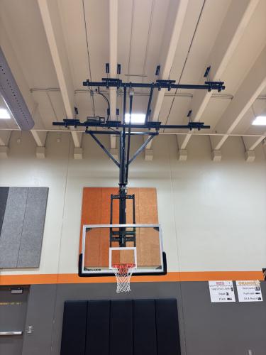 Custom Suspended Basketball Units Fort Calhoun Elementary Athletics in Nebraska