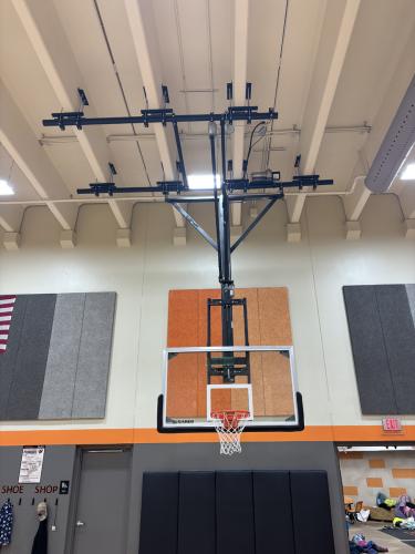 Custom Suspended Basketball Units Fort Calhoun Elementary Athletics in Nebraska