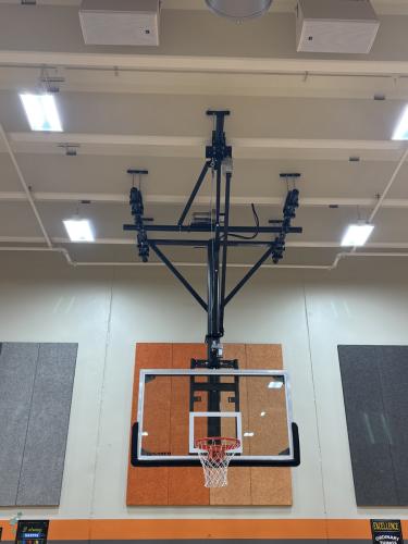 Custom Suspended Basketball Units Fort Calhoun Elementary Athletics in Nebraska